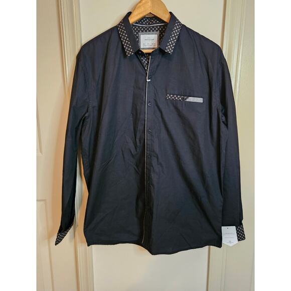 Craft & Flow Men's Button Down Collared Shirt Size L